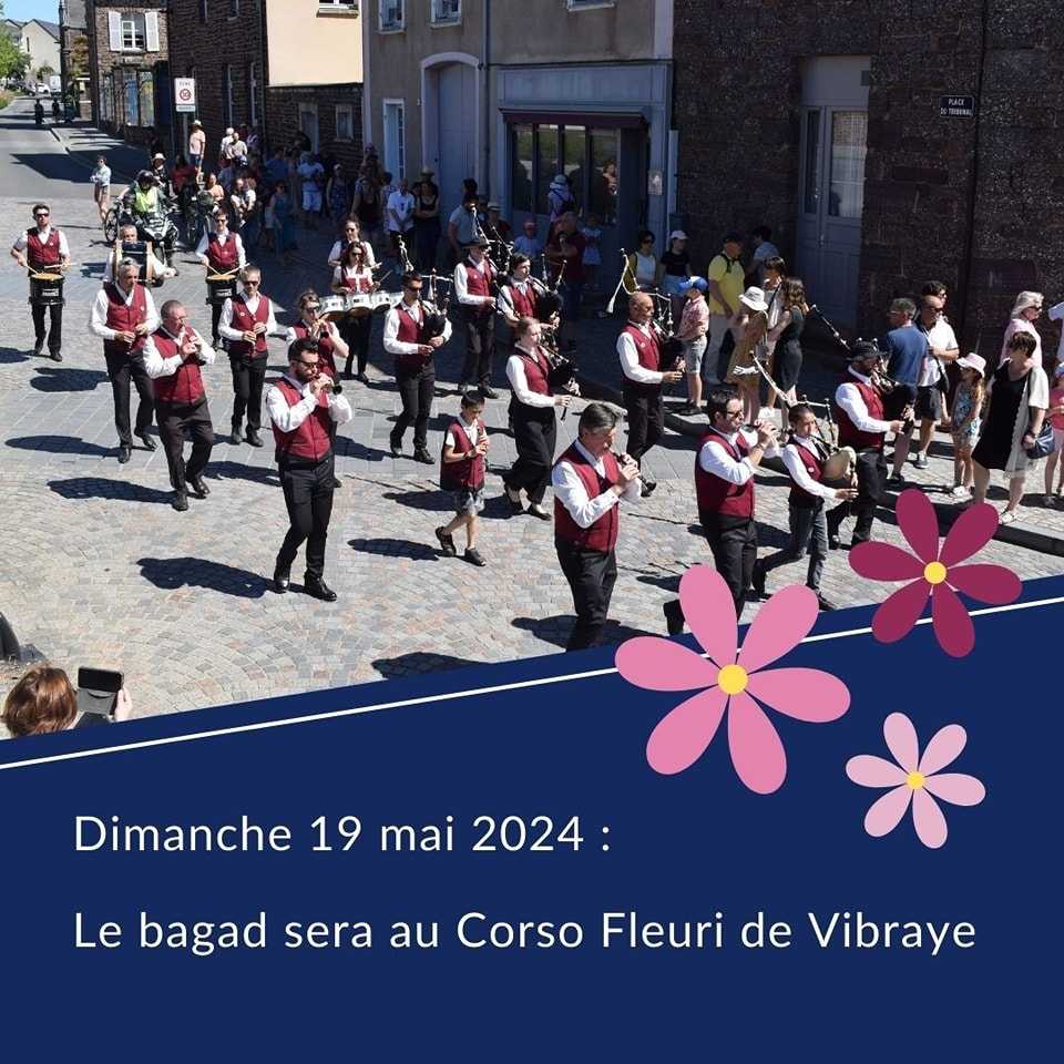 Dans 1 semaine, dimanche 19 mai, nous serons parmi les chars du Corso Fleuri à Vibraye.

Venez nous voir !