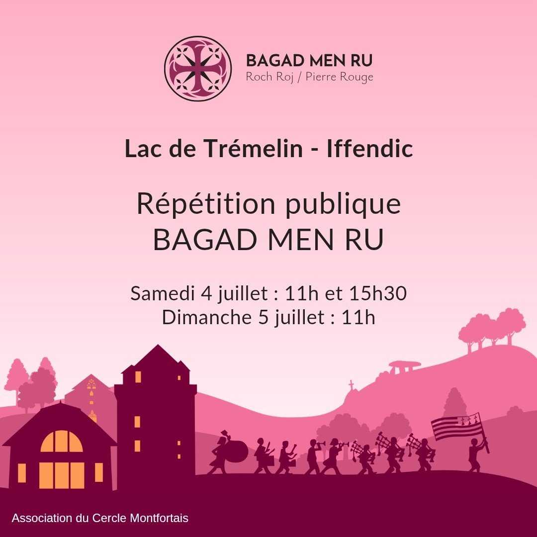Le bagad sera en répétition publique pour présenter sa suite d'été le samedi 4 juillet 11h et 15h30 et le dimanche 11h au Lac de Trémelin à Iffendic.

Venez nombreux !