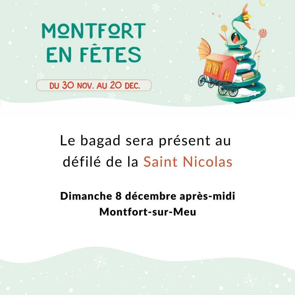 C'est la reprise du défilé de la Saint Nicolas :)
Venez nombreux dimanche à Montfort sur Meu !